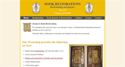 Desktop Screenshot of bookrestorations.com.au