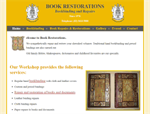 Tablet Screenshot of bookrestorations.com.au